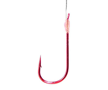 Крючок с поводком Owner S-363 Size 12 Никель  Owner 0,12мм 65см