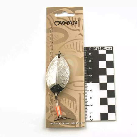 Колеблющаяся блесна Caiman Board 55мм 15гр CN01 латунь2