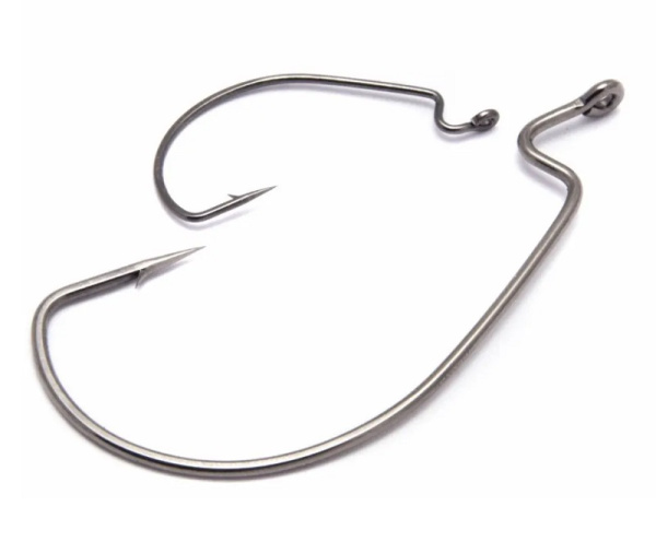 Крючок офсетный HITFISH LW Offset Hook Size 6 Никель 12шт
