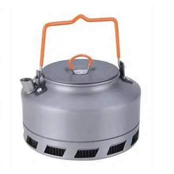 Чайник анодированный алюминий c радиатором 1л Helios CAMPSOR-200L1