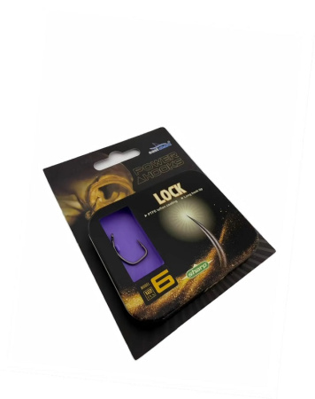 Крючки EastShark ES 2026 LOCK Size 8 Тефлон с бородкой