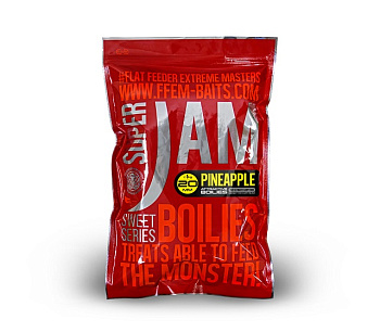 Бойлы тонущие FFEM Baits Super Jam Pineapple 20мм 1 кг (Ананас) 