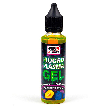 Флуоресцентный гель GBS Baits Fluoro Plazma Charming Plum  50 мл 65 г Чарующая слива