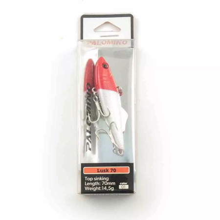 Воблер Palomino ратлин Lusk 70 мм 14,5 гр. цв. 01 заглубление full range2