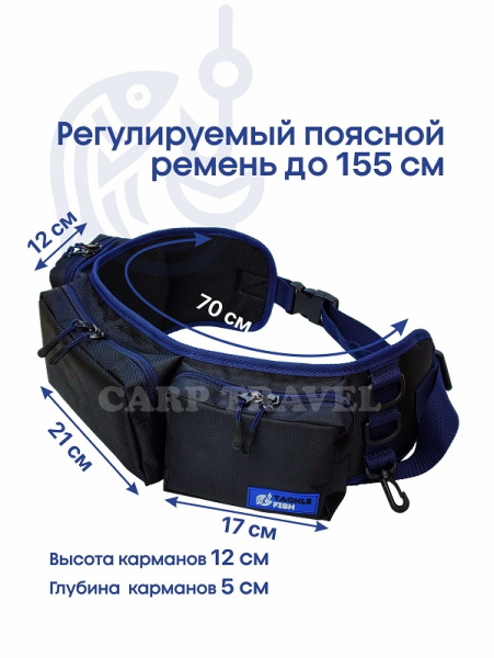 Сумка поясная Marsh Hidden new 2