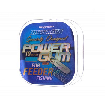Резина для фидерной оснастки F-fishing Feeder Gum Sherman  10м 4,5кг/0,6мм (Прозрачная) 