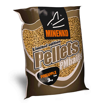 Пеллетс Minenko PMbaits Pineapple 5мм 3 кг (Ананас)   Желтый