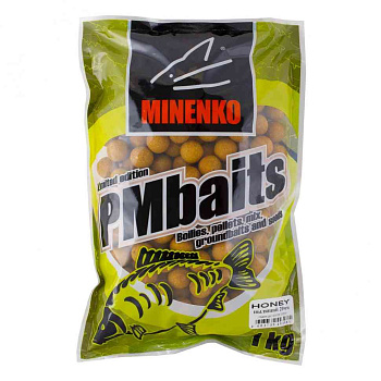 Бойлы пылящие Minenko PMbaits Honey 20мм 1 кг (Мед) 