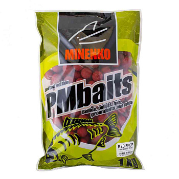 Бойлы пылящие Minenko PMbaits Red Spice 20мм 1 кг (Красные специи) 