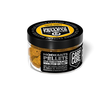Пеллетс FFEM Baits насадочный Pellets  Super Honey 10мм 100 г (Супер мёд) Просверленный  Желтый