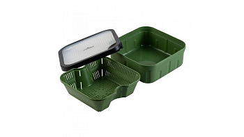 Коробочка квадратная с вставкой EastShark G017-1 165x165x60мм