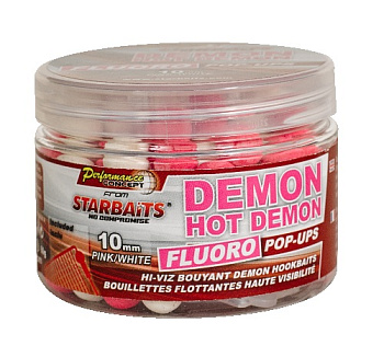 Бойлы плавающие StarBaits Fluro  Hot Demon 10мм 60 г (Специи) 