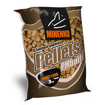 Пеллетс Minenko PMbaits Sweet corn 14мм 3 кг (Кукуруза)   Желтый