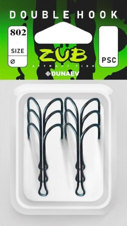 Крючок двойной ZUB Double Hook 802 Short  Size 2