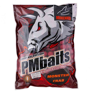 Бойлы пылящие Minenko PMbaits Monster Crab 20мм 3 кг (Краб) 