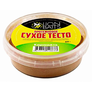 Сухое тесто протеиновое Lion Baits Карамель