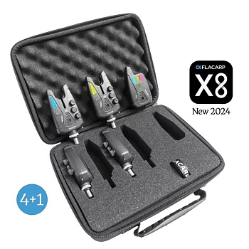 Набор сигнализаторов с пейджером Flacarp X8 4+1 Multicolor