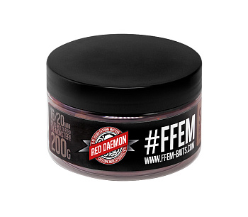 Бойлы пылящие FFEM Baits насадочные Red Dаеmon 16/20мм 200 г (Красный демон) 