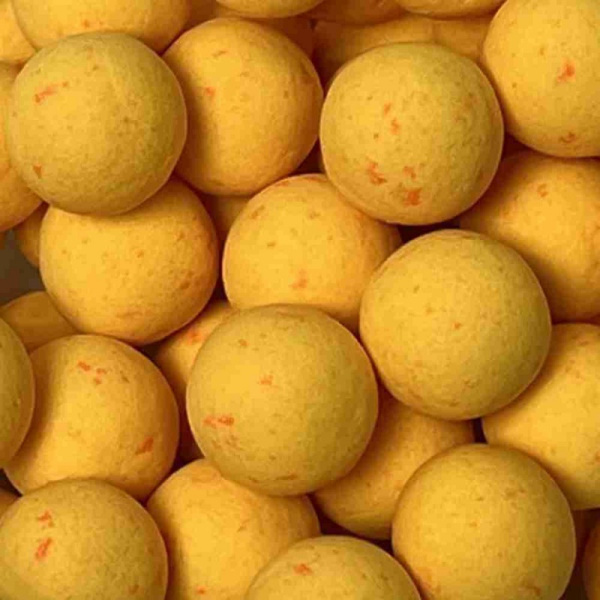 Бойлы тонущие GBS Baits Прикормочные Yellow strawberry 20мм 1 кг (Желтая клубника) 1