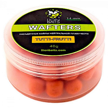 Бойлы нейтральные Lion Baits Wafters  Tutti Frutti 14мм 40 г (Тутти-фрутти) 