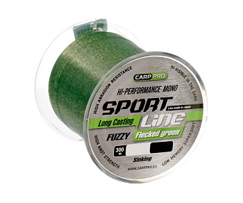 Леска Carp Pro Sport Line Flecked Green  1000м 5,1кг/0,265мм (Камуфляжная) 