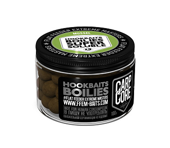 Бойлы пылящие FFEM Baits насадочные Super Soluble Boilies Mussel 13мм 100 г (Мидия) 