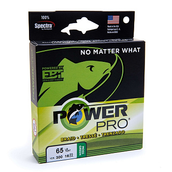 Плетеный шнур Power Pro   135м 24кг/0,32мм (Зеленый) 