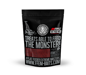 Прикормка методная FFEM Baits Method Mix Red Machine  1 кг (Красные фрукты) 