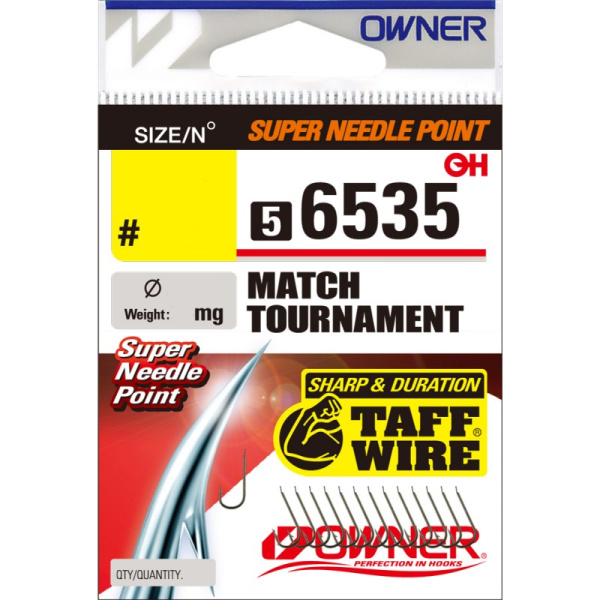 Крючки с лопаткой Owner Match Tounament Brown
