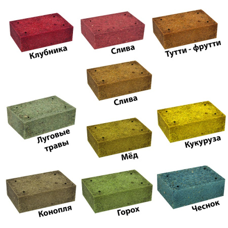 Прикормка Carpomaniya пресованная 10 куб. Premium 450 г (Клубника) 7