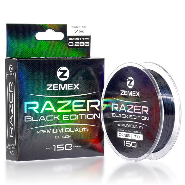 Леска Zemex RAZER BLACK EDITION  150м