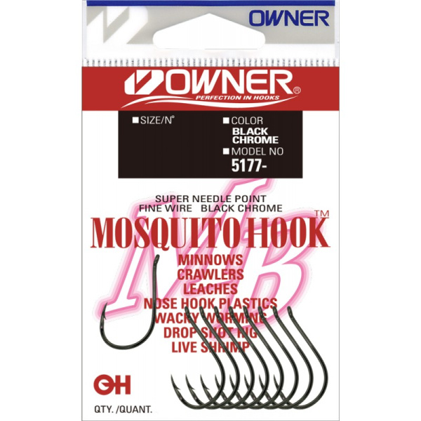 Крючки с колечком Owner Mosquito Hook Size 12