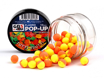 Бойлы плавающие GBS Baits   Tutti Frutti 8мм 45 г (Тутти фрутти) 