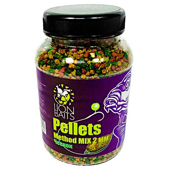Пеллетс Lion Baits  Garlic 2мм 300 г (Чеснок)   Разноцветный