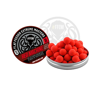Бойлы плавающие FFEM Baits   Red Machine  10мм 25 г (Красные фрукты) 