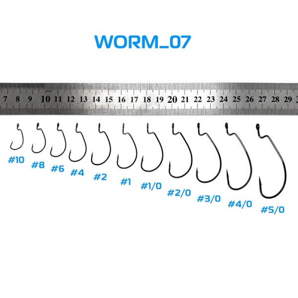 Крючок офсетный Stealer WORM 07