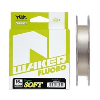 Леска флюорокарбоновая YGK NASULY N-WAKER Тонущий 91м 9,1кг/0,377мм Прозрачный 