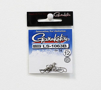 Крючки с лопаткой Gamakatsu  LS-1063B Ring Eye Serie Size 14  