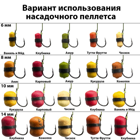 Пеллетс насадочный с ароматом клубники 4