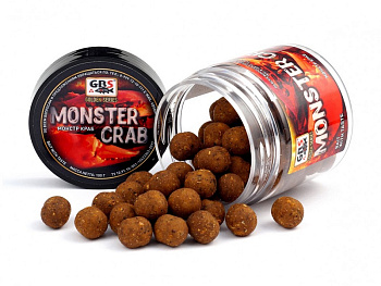Бойлы тонущие GBS Baits Насадочные Monster Crab 15мм 132 г (Монстр Краб) 