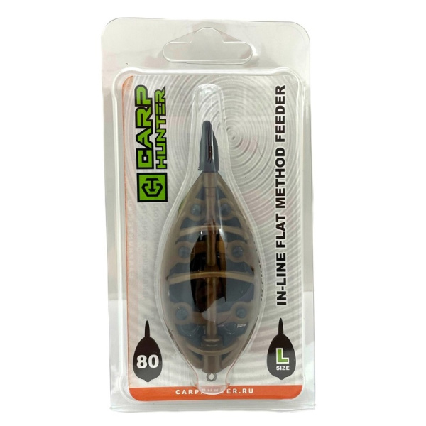 Флэт кормушка Carp Hunter Flat Method Feeder Large 80г