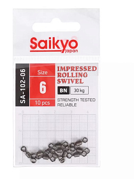 Вертлюг Saikyo Size6 (30кг) , 10шт