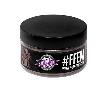 Бойлы пылящие FFEM Baits насадочные Smoked Salmon 16/20мм 200 г (Копченый лосось) 