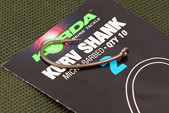 Крючки Korda Kurv Shank Size 2 Тефлон 