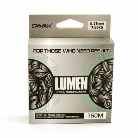Леска Caiman Lumen  150м 7.65кг0,25мм (Прозрачный) 3
