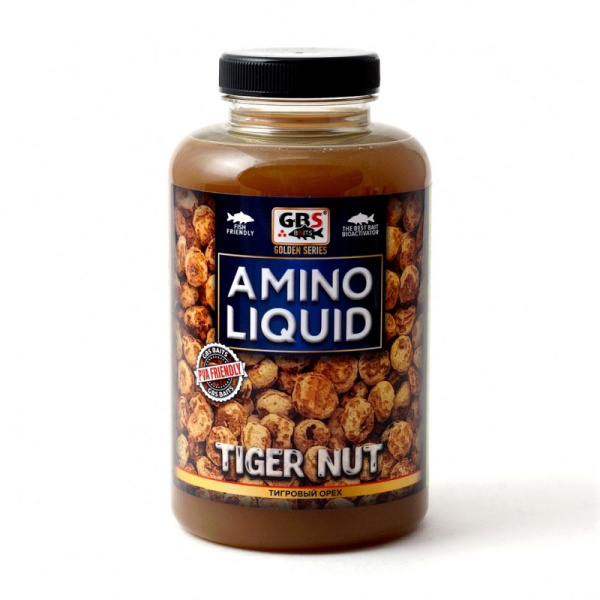 Жидкое питание GBS Baits Amino Liquid Tiger Nut  500 мл (Тигровый Орех) 