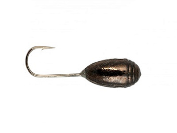 Мормышка Капля спортивная Ds Fishing  d-2.7 (Черный никель) 0,31 г