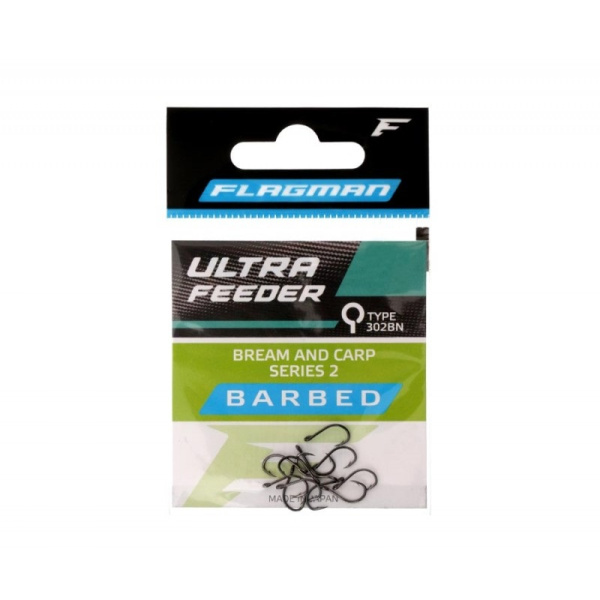 Крючки с колечком F-fishing Ultra Feeder Bream And Carp Series 2 Size 12
