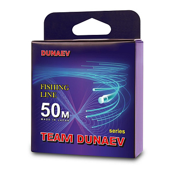 Поводочная леска Dunaev Team Dunaev  50м 1,87кг/0,128мм (Прозрачный) 