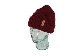 Шапка вязаная, рыболовная Trakker Plum Beanie One size Бордовый